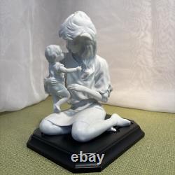 Kaiser German Porcelain Mother And Child Limited Edition Figurine On Mount