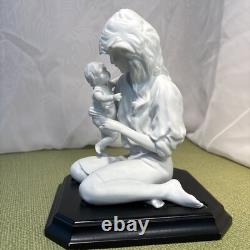 Kaiser German Porcelain Mother And Child Limited Edition Figurine On Mount