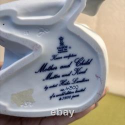 Kaiser German Porcelain Mother And Child Limited Edition Figurine On Mount