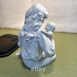 Kaiser German Porcelain Mother And Child Limited Edition Figurine On Mount