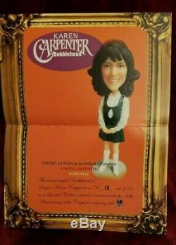 Karen Carpenter The Carpenters Bobblehead figurine withdrum kit Limited Edition