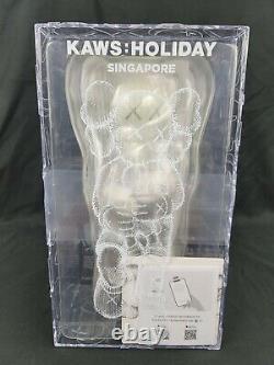 Kaws Holiday 2021 Singapore Vinyl Figure Grey 10.5 BRAND NEW LIMITED EDITION