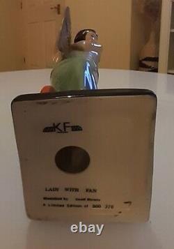Kevin Francis Figurine Lady With Fan 28cm Geoff Blower Limited Edition Of 500