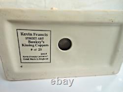 Kevin Francis Figurine Street Art Rare Limited Edition Banksy's Kissing Coppers