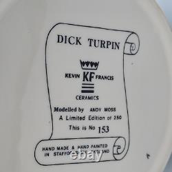 Kevin Francis Peggy Davies Figurine Toby Jug Dick Turpin Limited Edition Boxed