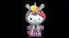 Kidrobot Drops Limited Edition Exclusive Hello Kitty Unicorn Figure Glitter Edition