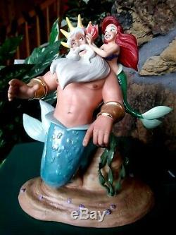 King Triton, Ariel Wdcc Disney Ltd. Ed. Figurine, Morning Daddy, From Little Mermaid