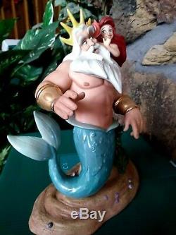 King Triton, Ariel Wdcc Disney Ltd. Ed. Figurine, Morning Daddy, From Little Mermaid