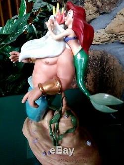 King Triton, Ariel Wdcc Disney Ltd. Ed. Figurine, Morning Daddy, From Little Mermaid