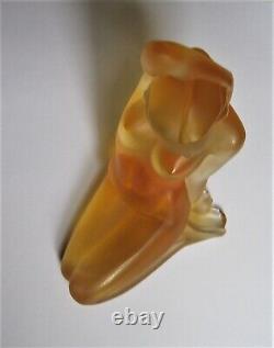 LALIQUE Antheia Amber Nude Crystal Figurine. 13cm High. Limited Edition