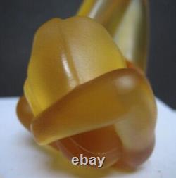 LALIQUE Antheia Amber Nude Crystal Figurine. 13cm High. Limited Edition