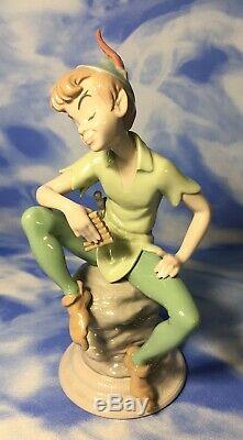 LIMITED EDITION Lladro Disney Peter Pan Figurine #7529 Signed 237/2000 with BOX