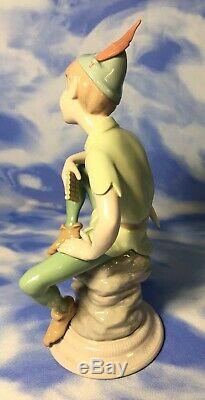 LIMITED EDITION Lladro Disney Peter Pan Figurine #7529 Signed 237/2000 with BOX