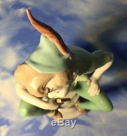 LIMITED EDITION Lladro Disney Peter Pan Figurine #7529 Signed 237/2000 with BOX