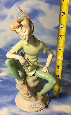 LIMITED EDITION Lladro Disney Peter Pan Figurine #7529 Signed 237/2000 with BOX