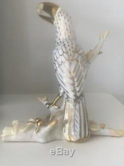 LIMITED EDITION NEW 2004 Herend Guild Gold/Cream Toucan Ret. $1,280.00 RARE! Lg