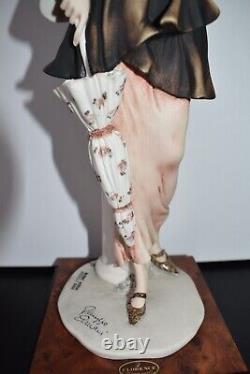 Large 44cm Giuseppe Armani Lady With Umbrella 0196C, limited edition 2890/5000