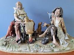 Large Capodimonte Figure Group, Kings For A Day limited edition 071 of 300