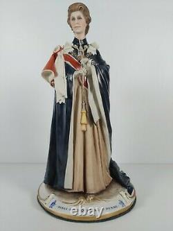Large Capodimonte Limited Edition Of 500 FigurineQueen Elizabeth II, 37cm Tall