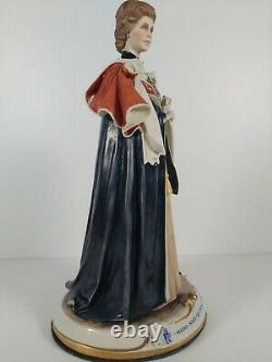 Large Capodimonte Limited Edition Of 500 FigurineQueen Elizabeth II, 37cm Tall