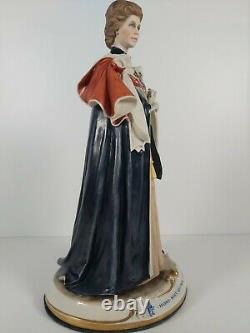 Large Capodimonte Limited Edition Of 500 FigurineQueen Elizabeth II, 37cm Tall