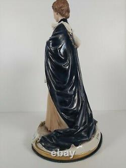 Large Capodimonte Limited Edition Of 500 FigurineQueen Elizabeth II, 37cm Tall