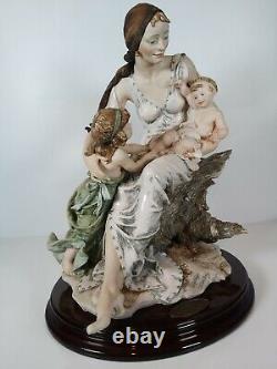 Large Florence Capodimonte By G. Armani Limited Edition Figurine Pride And Joy