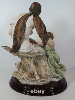 Large Florence Capodimonte By G. Armani Limited Edition Figurine Pride And Joy