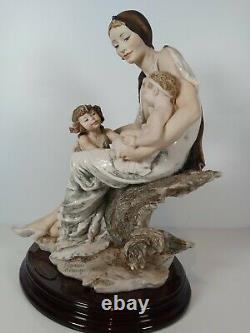 Large Florence Capodimonte By G. Armani Limited Edition Figurine Pride And Joy