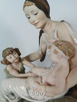 Large Florence Capodimonte By G. Armani Limited Edition Figurine Pride And Joy