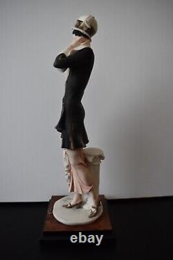 Large Giuseppe Armani Lady With Umbrella 0196C, limited edition 2890/5000