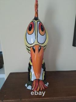 Large Limited Edition Lorna Bailey Carl The Crow With COA