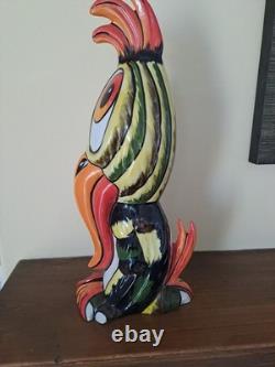 Large Limited Edition Lorna Bailey Carl The Crow With COA