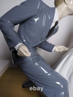 Large Lladro Retired Let's Swing Couple Dancing Figurine Limited Edition 8752
