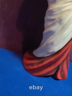Large Michael Sutty Porcelain Figurine Woman in Robe Limited Edition 32cm