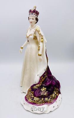 Large ROYAL WORCESTER Figurine QUEEN ELIZABETH II CW458 Limited Edition