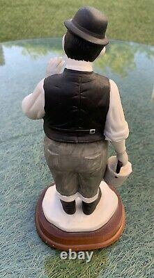 Laurel and Hardy Figures x 2 Collectible Ceramic Ornaments Limited Edition