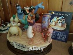 Laurenz LZD-75 Capodimonte Disney Figurine, GROUP HUG, from ALADDIN, Ltd. Ed. #13/250