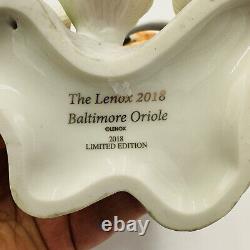 Lenox 2018 baltimore oriole annual bird figurine limited edition Porcelain