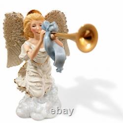 Lenox Millennium Herald Angel 12 Limited Edition Figurine 24K Gold Decor NIB