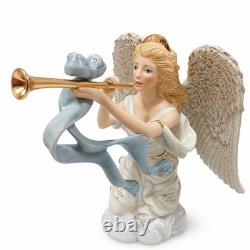 Lenox Millennium Herald Angel 12 Limited Edition Figurine 24K Gold Decor NIB