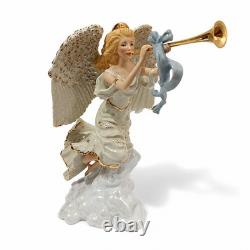 Lenox Millennium Herald Angel 12 Limited Edition Figurine 24K Gold Decor NIB