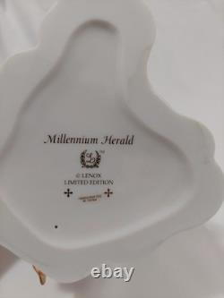 Lenox Millennium Herald Angel 12 Limited Edition Figurine 24K Gold Decor NIB