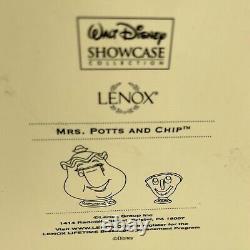 Lenox Walt Disney Showcase Collection Mrs. Potts and Chip Figurine Beauty Beast