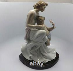 Limited Edition # 417 Lladro Figurine #7649 Where Love Begins, with box, 13