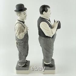 Limited Edition Algora Signed Laurel And Hardy Porcelain Figure With COA 35cm