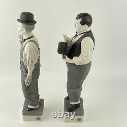 Limited Edition Algora Signed Laurel And Hardy Porcelain Figure With COA 35cm