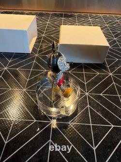 Limited Edition Arribas Crystal Disney Figurine Mickey Mouse + Base