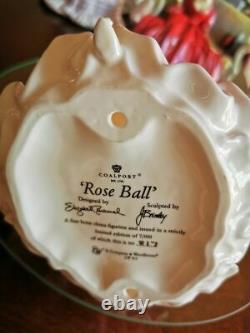 Limited Edition COALPORT figurine ROSE BALL, Design by ELIZABETH EMANUEL