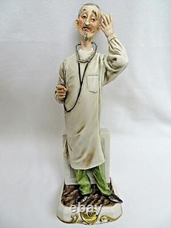 Limited Edition Capodimonte Porcelain MD Doctor Statue Figurine
